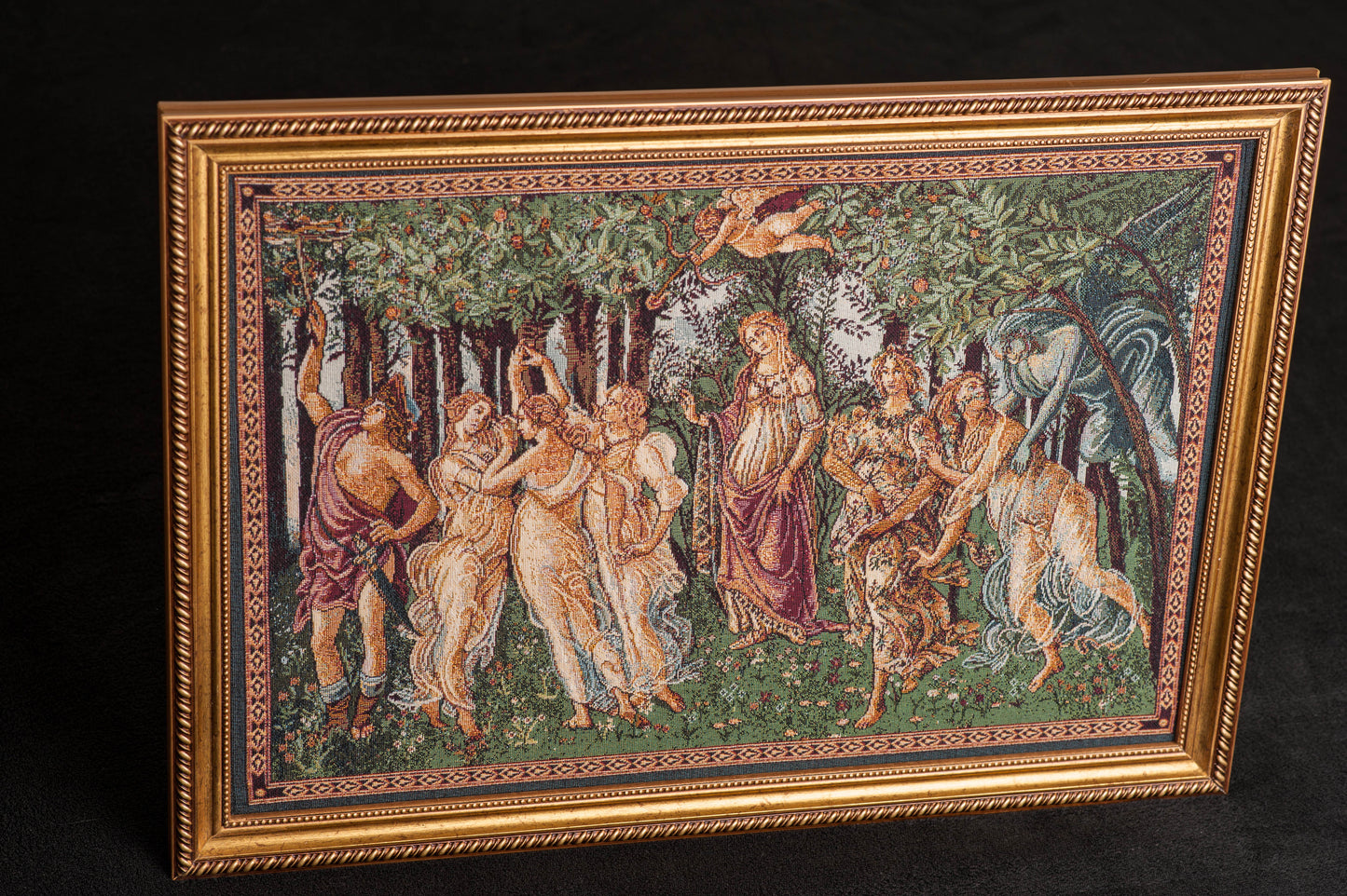 Arazzo Emoldurado — La Primavera, Botticelli