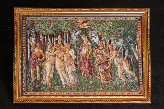 Arazzo Emoldurado — La Primavera, Botticelli