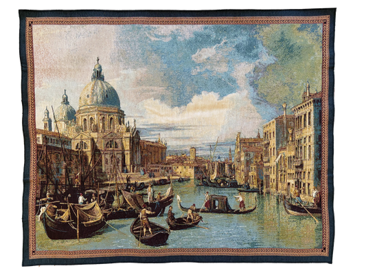 Arazzo — O Grande Canal e Santa Maria della Salute, Canaletto