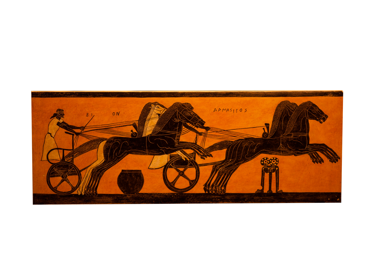 Fresco Corrida de Bigas — Reprodução Museológica