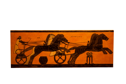 Fresco Corrida de Bigas — Reprodução Museológica
